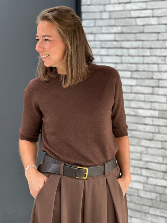 BEAU Knit Shirt- Bruin