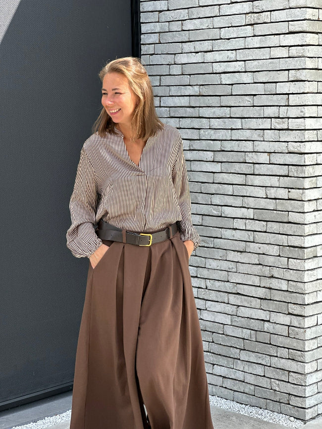 ALINE Blouse - Bruin