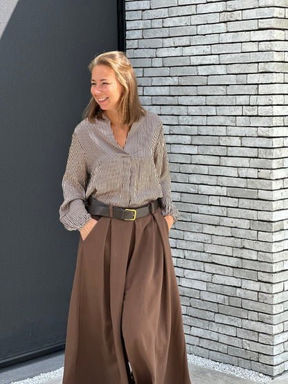 ALINE Blouse - Bruin