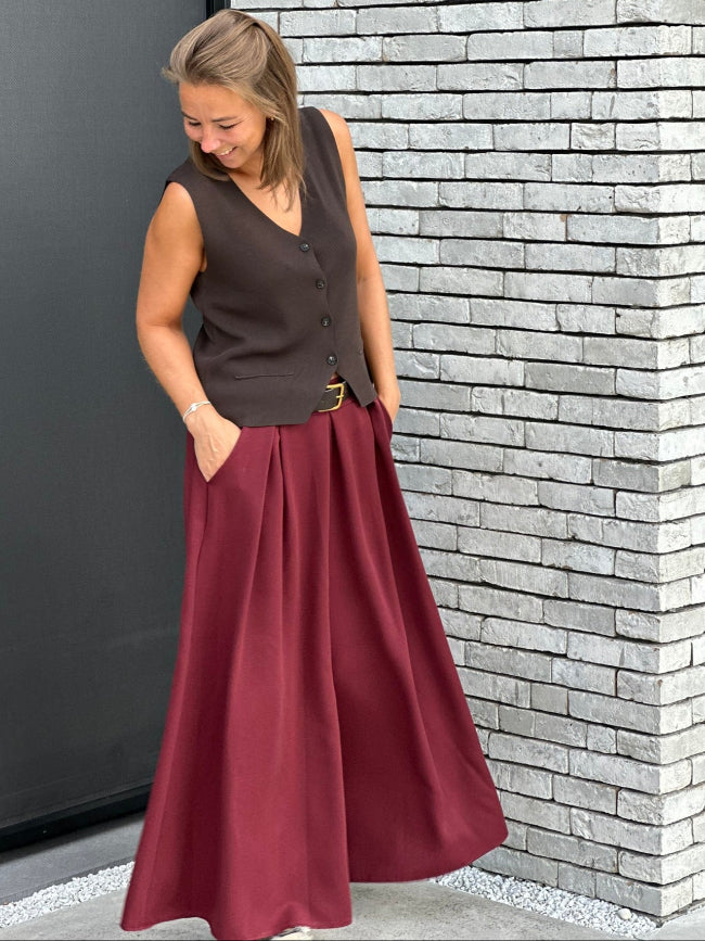 AUTUMN Broek - Burgundy