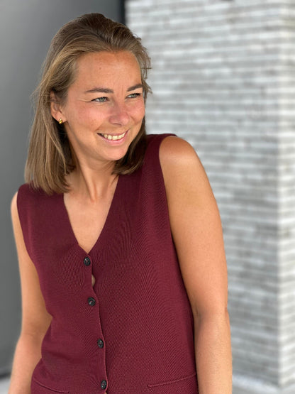 ROBIN Top - Burgundy