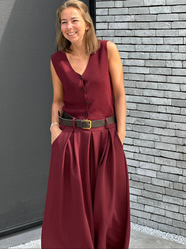 ROBIN Top - Burgundy