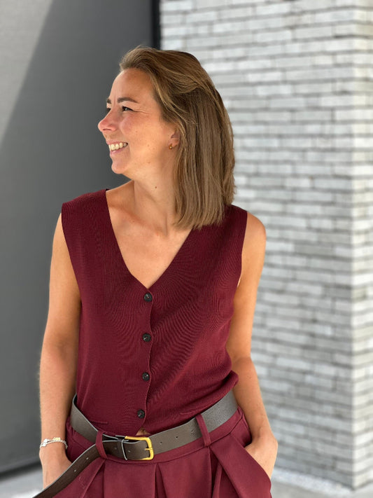 ROBIN Top - Burgundy
