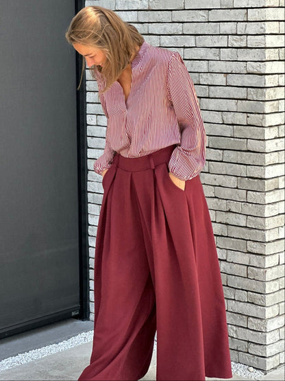 AUTUMN Broek - Burgundy
