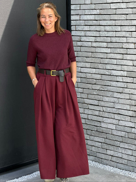 AUTUMN Broek - Burgundy