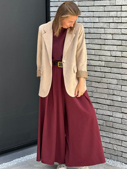 AUTUMN Broek - Burgundy