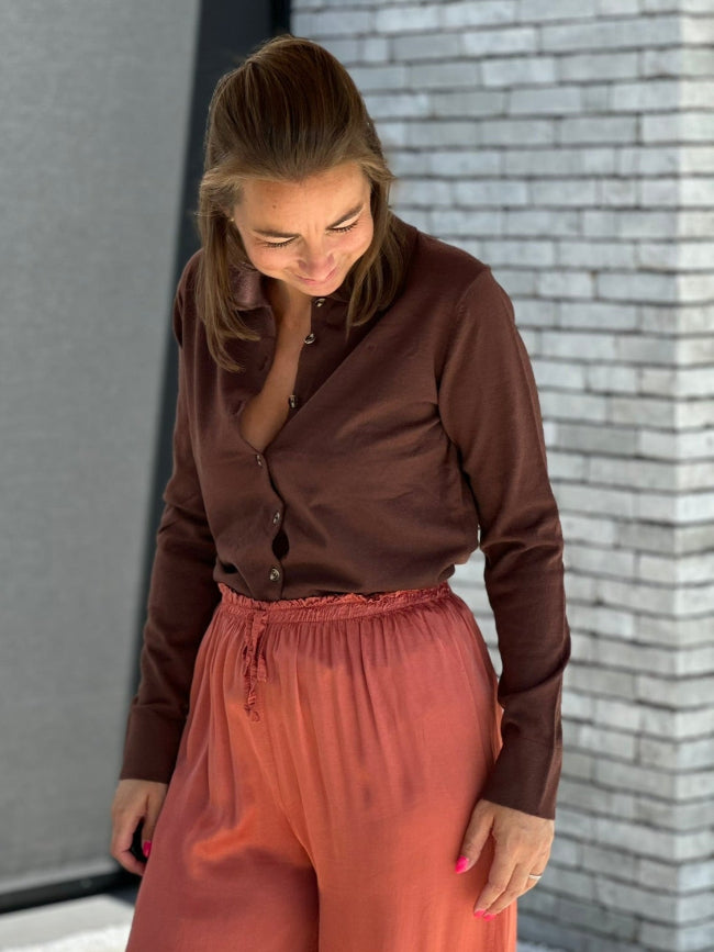 RUBY Polo Gilet -- Choco