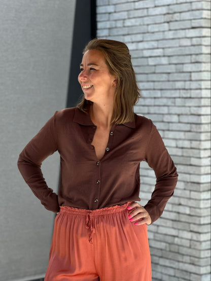 RUBY Polo Gilet -- Choco