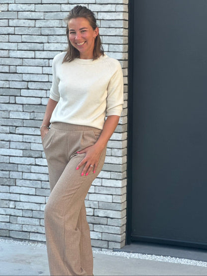 BEAU Knit Shirt- Ecru