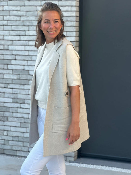 JACKY Vest - Taupe