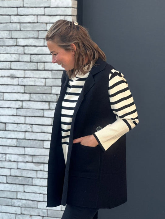 JACKY Vest - Zwart