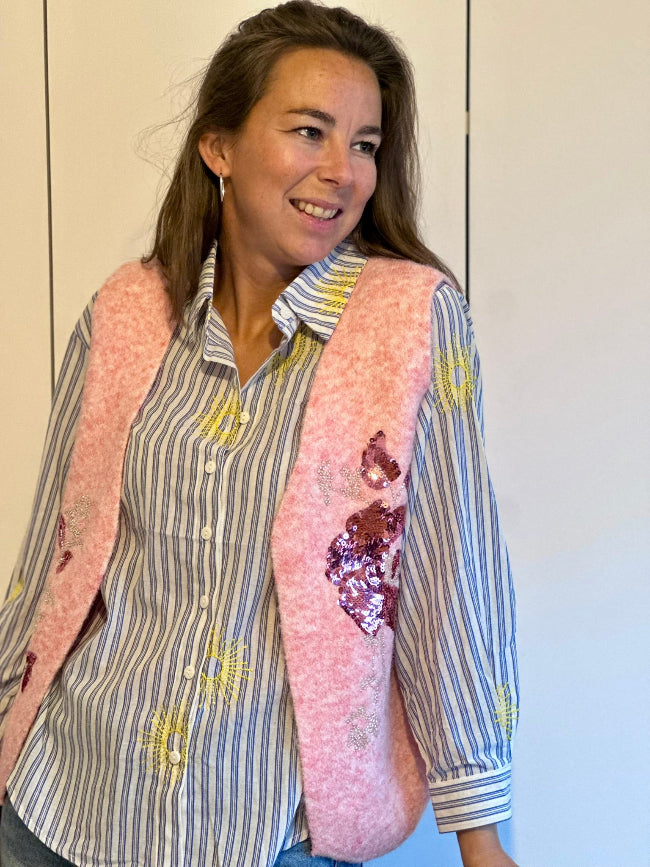 PINK ROSES Gilet