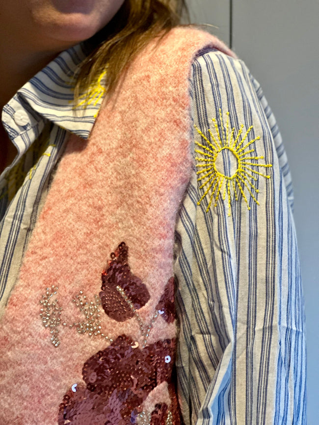 PINK ROSES Gilet