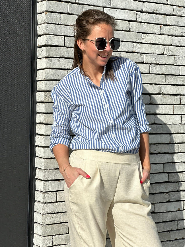 LUKA Blauw gestreept