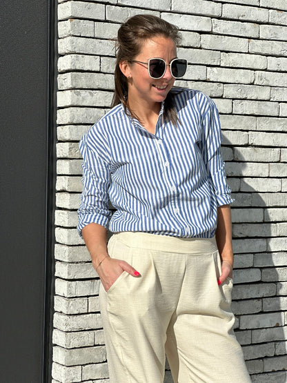 LUKA Blauw gestreept