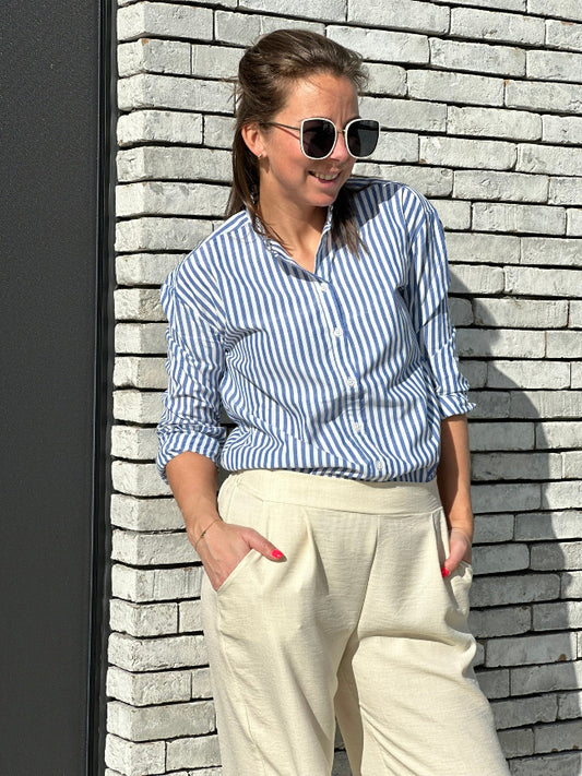 LUKA Blauw gestreept