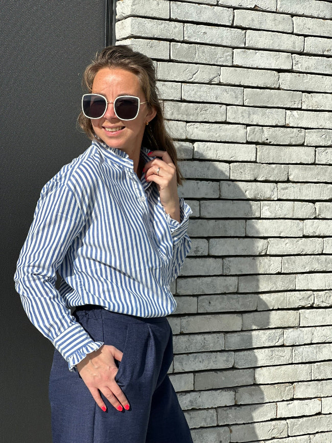 LUKA Blauw gestreept