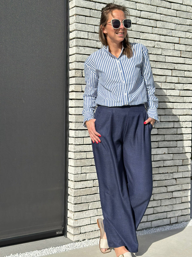 LUKA Blauw gestreept