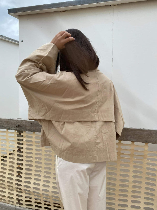PHOEBE Trench By Mei-Li --  Beige